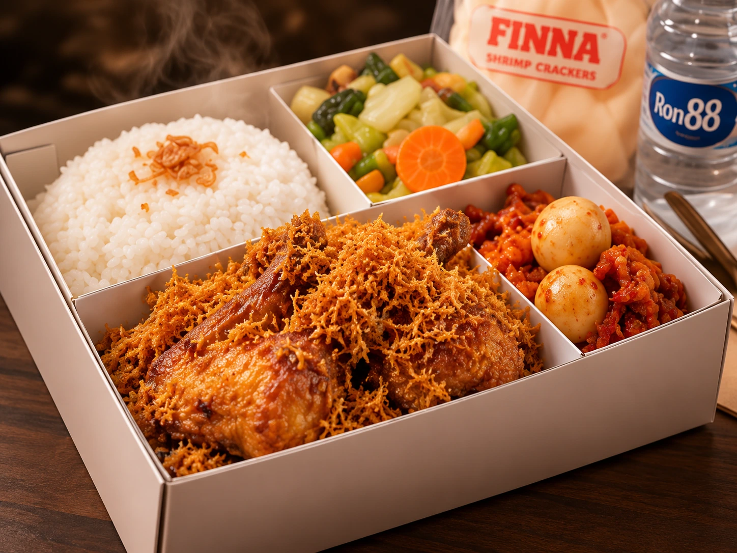 Menu Utama: Ayam Goreng Serundeng